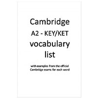 KET Vocabulary List